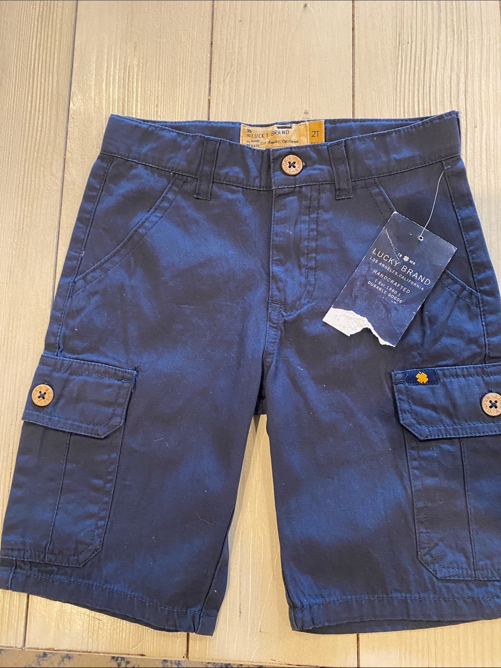 Lucky Brand Navy Cargo Shorts for Men